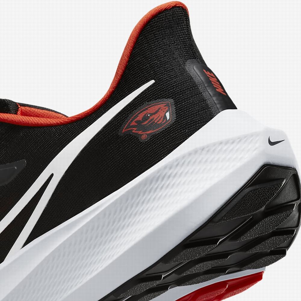 Nike Air Zoom Pegasus 39 (Oregon State) Férfi Utcai Cipő Fekete Narancssárga Fehér | NI9873-G59