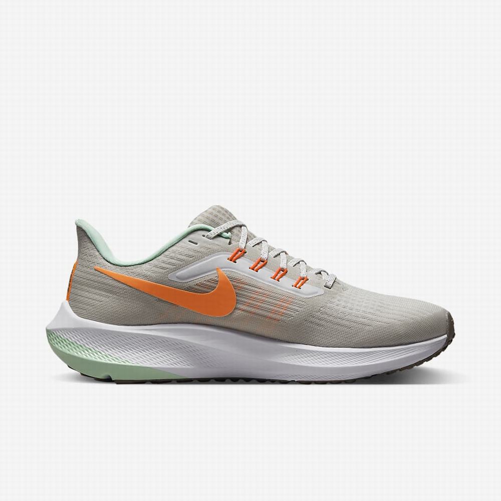 Nike Air Zoom Pegasus 39 Premium Női Futócipő Szürke Narancssárga Menta | NI4160-R41