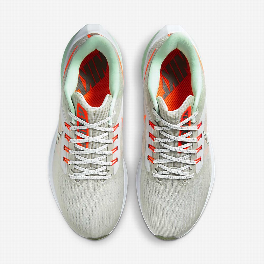 Nike Air Zoom Pegasus 39 Premium Női Futócipő Szürke Narancssárga Menta | NI4160-R41