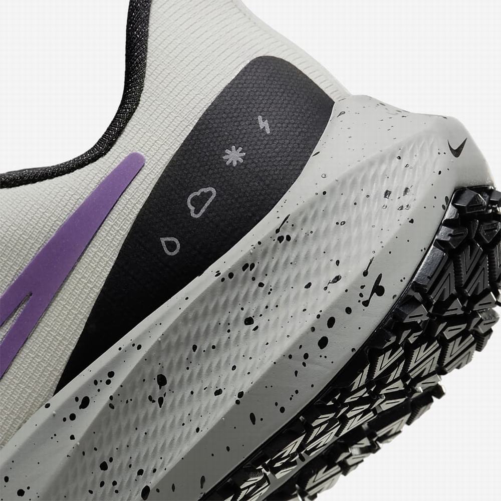 Nike Air Zoom Pegasus 39 Shield Női Futócipő Világos Szürke Szürke Sötétszürke Lila | NI2875-B41