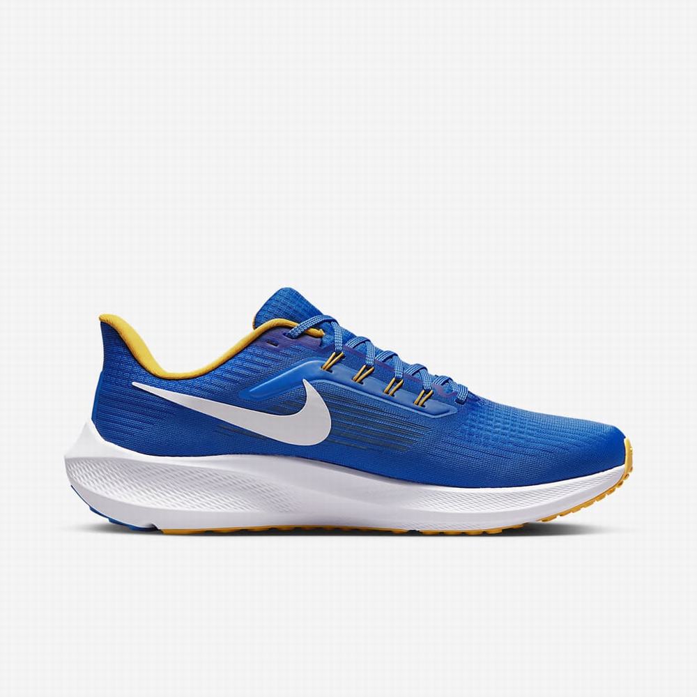 Nike Air Zoom Pegasus 39 (UCLA) Férfi Futócipő Kék Arany Fehér | NI5472-Y91