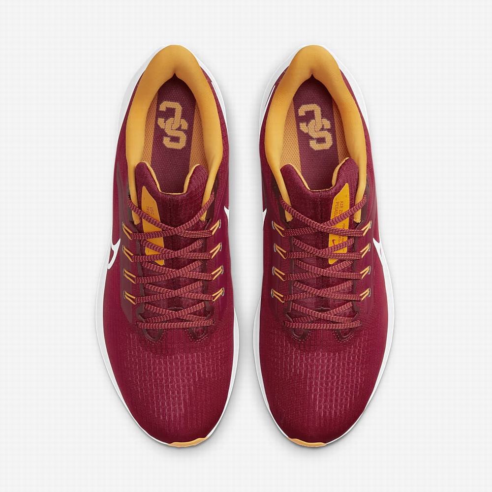 Nike Air Zoom Pegasus 39 (USC) Férfi Futócipő Piros Arany Fehér | NI9762-N13