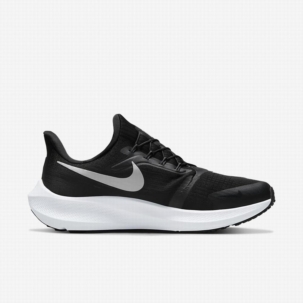 Nike Air Zoom Pegasus FlyEase Női Futócipő Fekete Sötétszürke Fehér | NI6297-P53