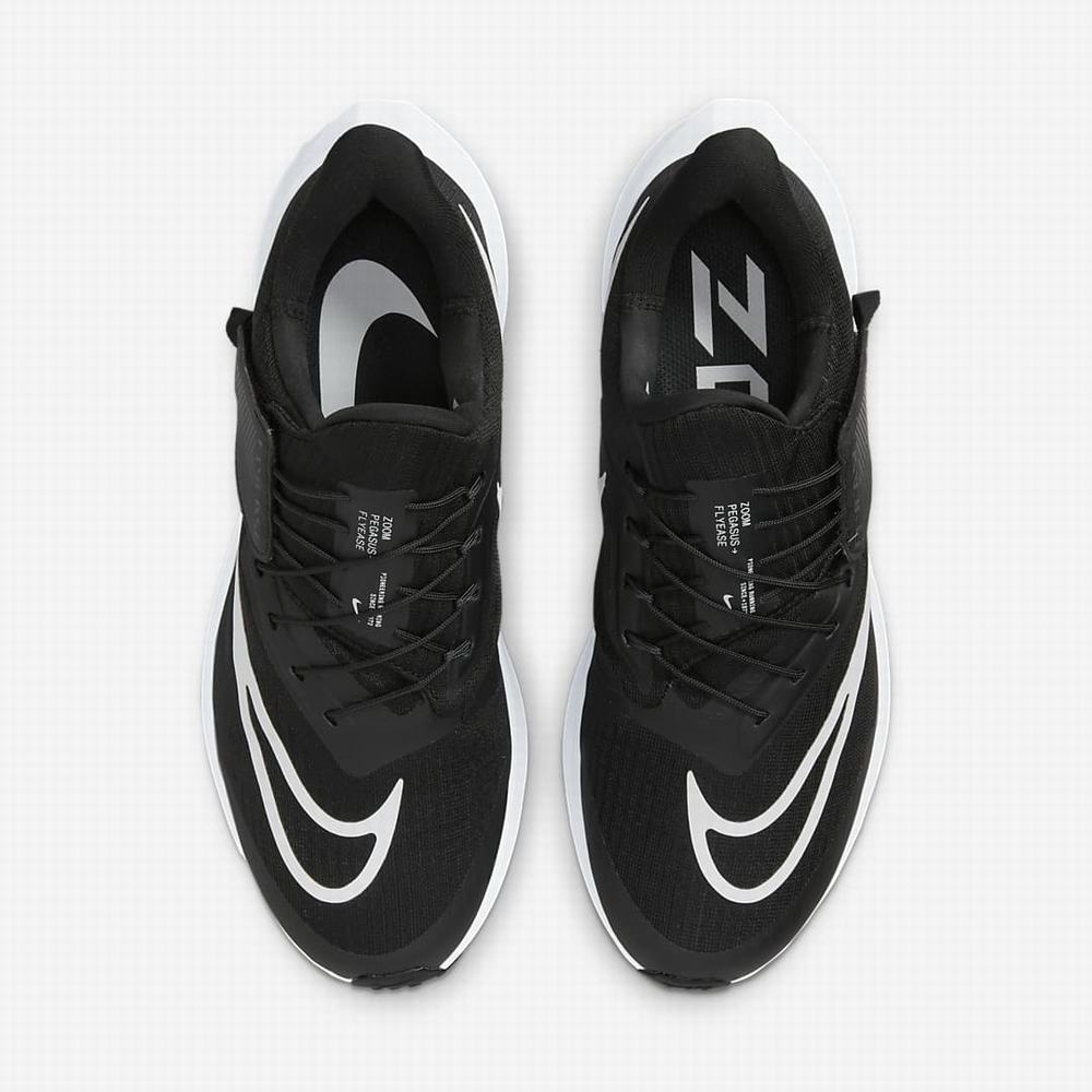 Nike Air Zoom Pegasus FlyEase Női Futócipő Fekete Sötétszürke Fehér | NI6297-P53