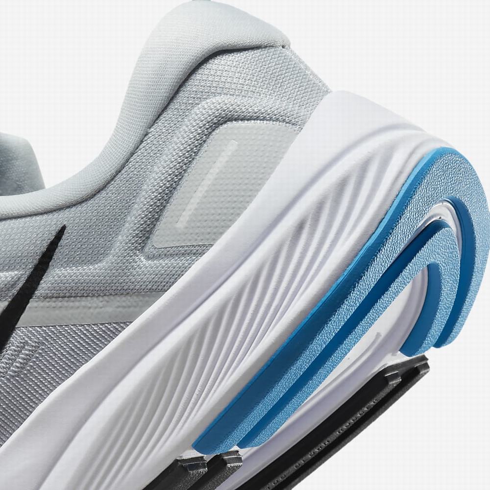 Nike Air Zoom Structure 24 Férfi Futócipő Platina Világos Kék Fehér Fekete | NI4706-Q09