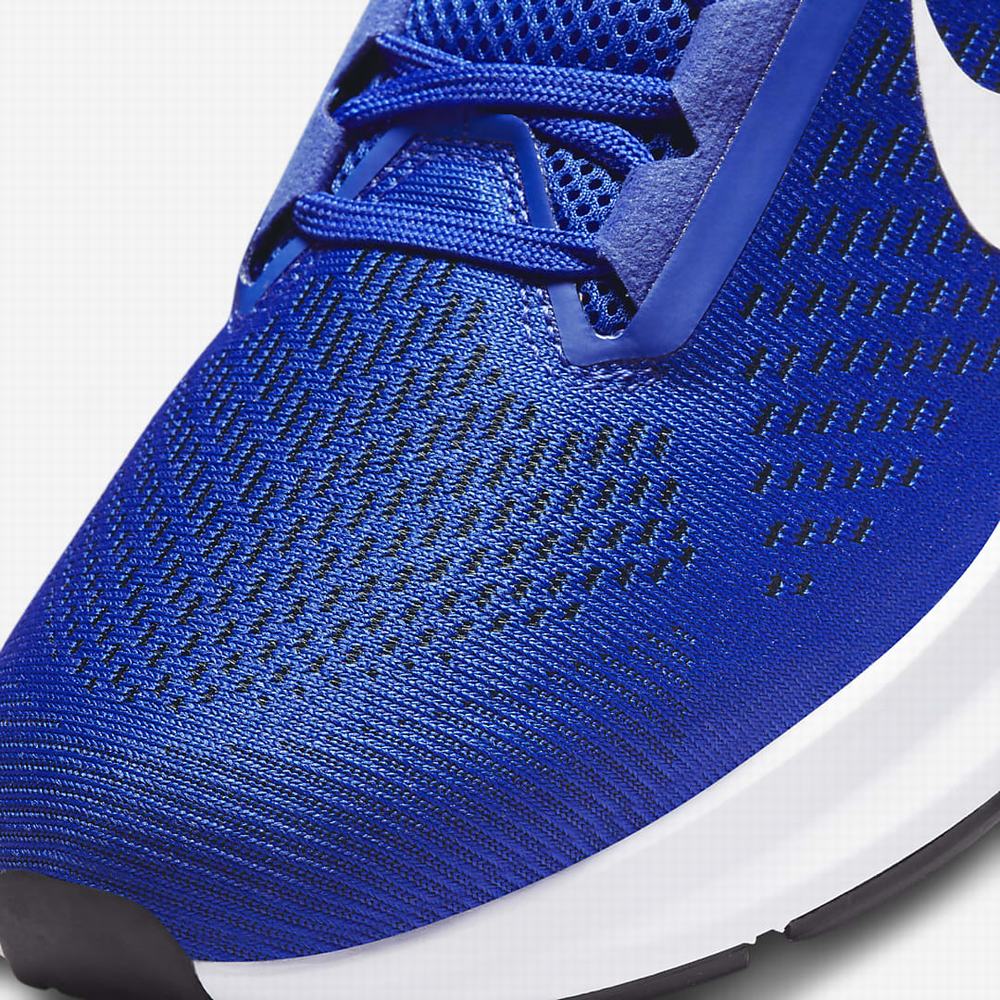 Nike Air Zoom Structure 24 Férfi Futócipő Királykék Fekete Kék Fehér | NI9102-J21