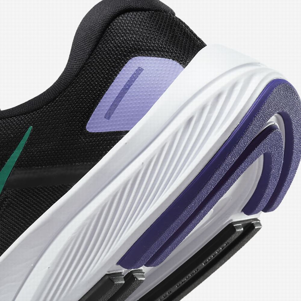 Nike Air Zoom Structure 24 Női Futócipő Fekete Zöld | NI4673-N59