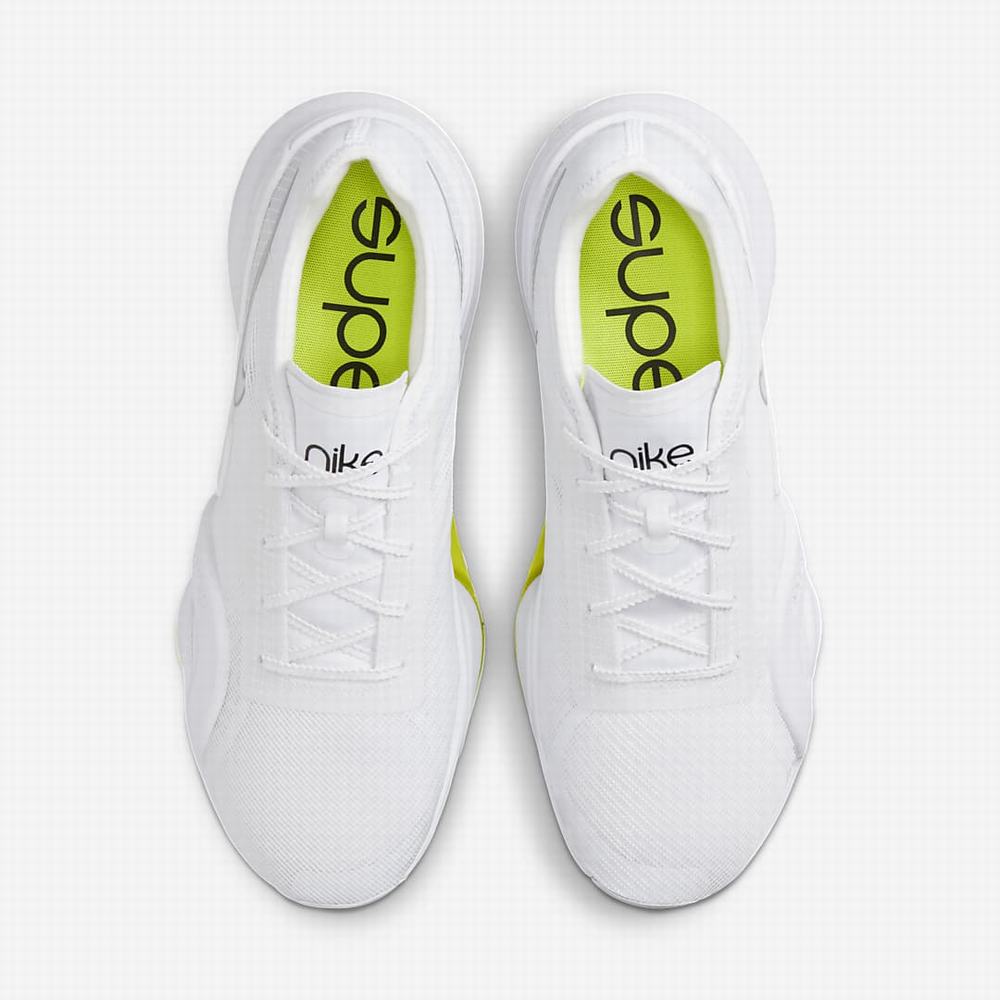 Nike Air Zoom SuperRep 3 Férfi Edzőcipő Fehér Fekete Metal Titán | NI7915-K92