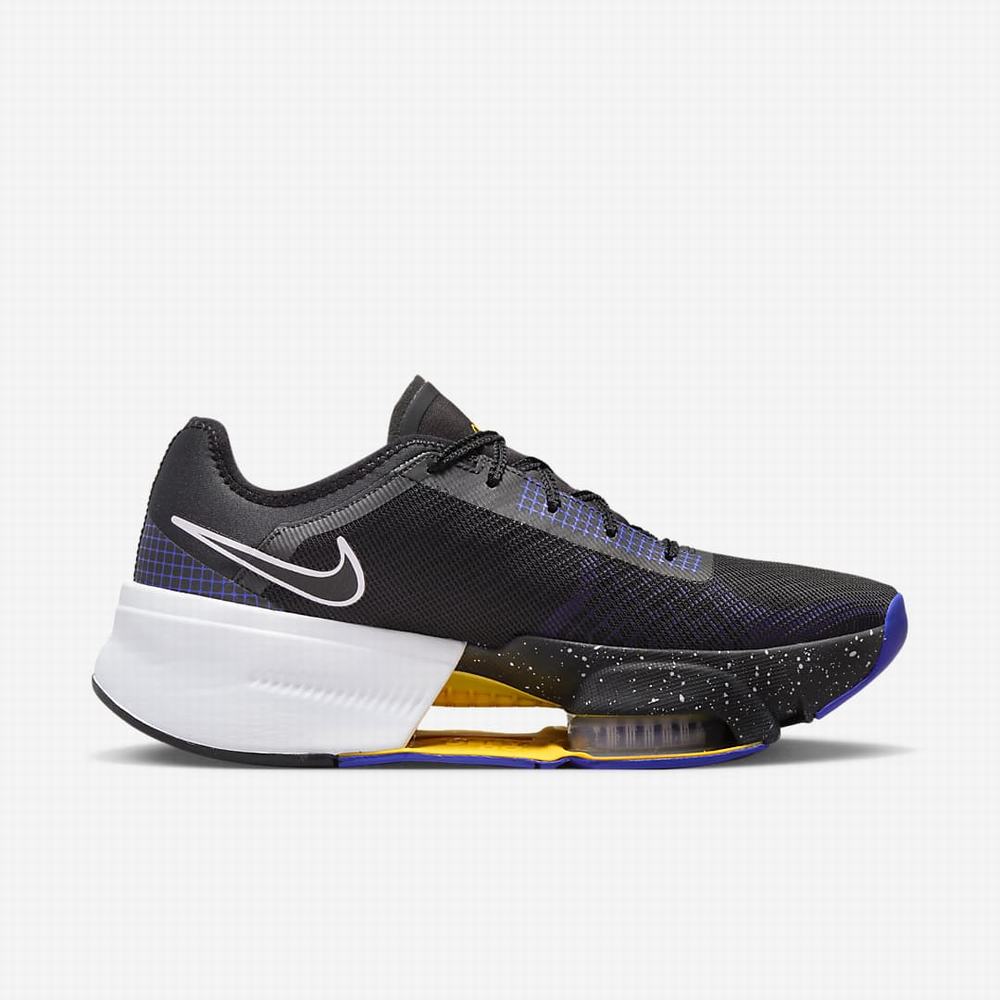 Nike Air Zoom SuperRep 3 Női Edzőcipő Fekete Sárga | NI2305-Y03
