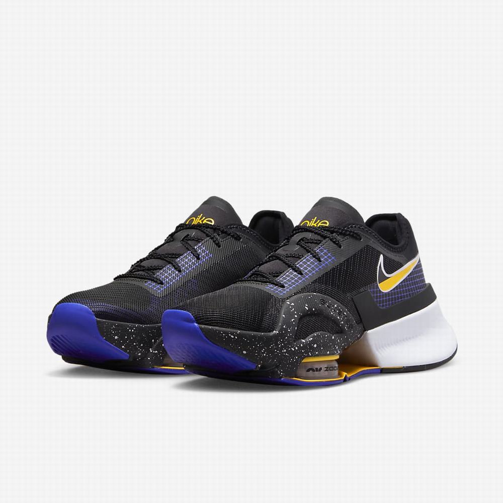 Nike Air Zoom SuperRep 3 Női Edzőcipő Fekete Sárga | NI2305-Y03