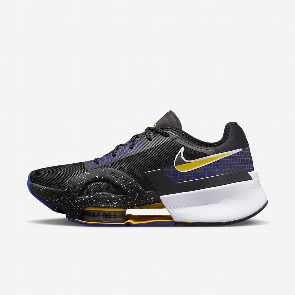 Nike Air Zoom SuperRep 3 Női Edzőcipő Fekete Sárga | NI2305-Y03