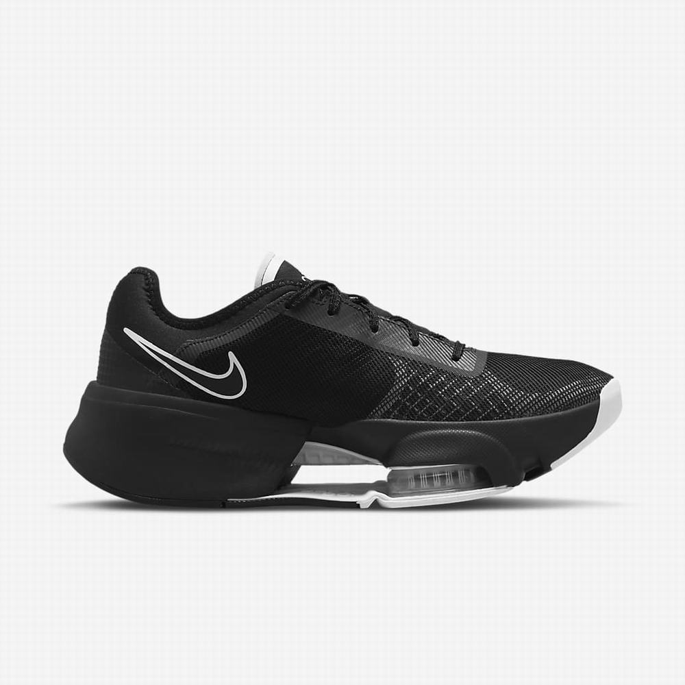 Nike Air Zoom SuperRep 3 Női Edzőcipő Fekete Sötétszürke Fehér | NI9365-R15