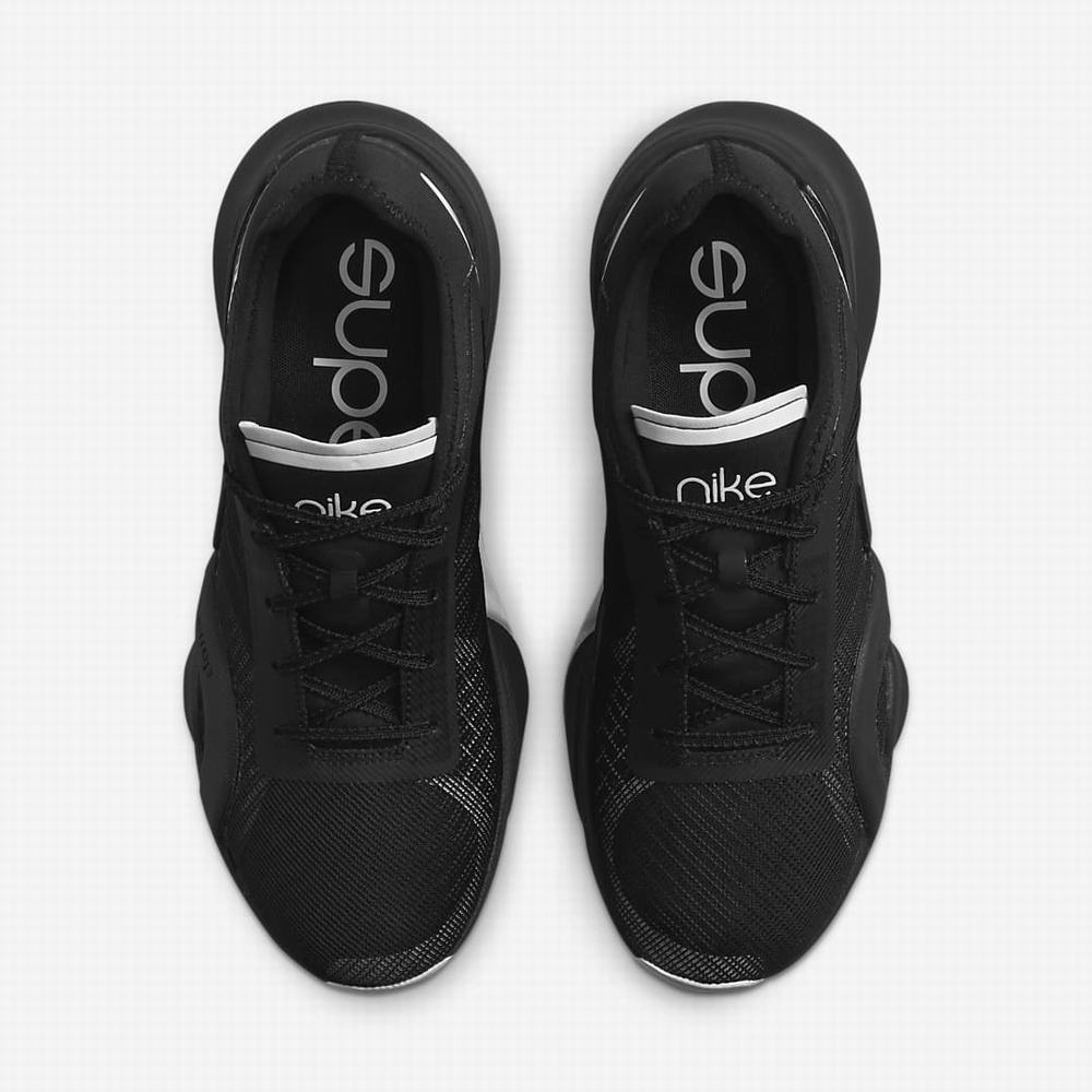 Nike Air Zoom SuperRep 3 Női Edzőcipő Fekete Sötétszürke Fehér | NI9365-R15