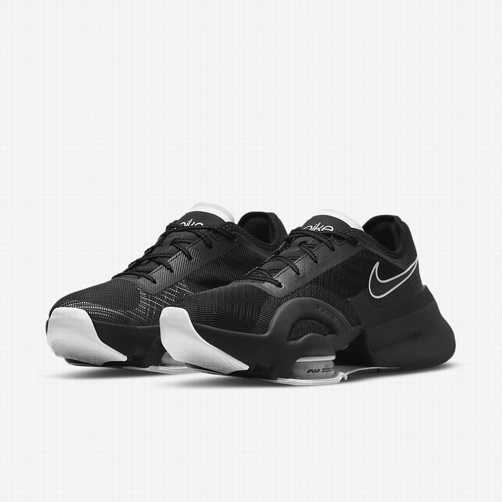 Nike Air Zoom SuperRep 3 Női Edzőcipő Fekete Sötétszürke Fehér | NI9365-R15