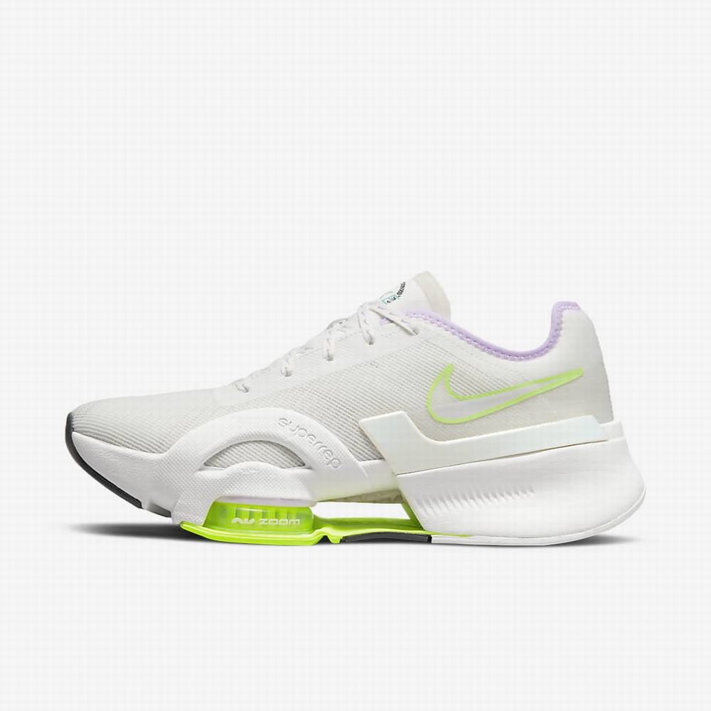 Nike Air Zoom SuperRep 3 Premium Női Edzőcipő Fehér | NI5261-L73