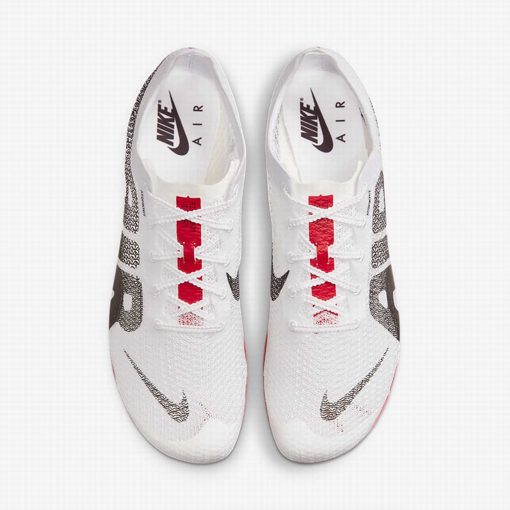 Nike Air Zoom Victory More Uptempo Férfi Szöges Cipő Fehér Piros Fekete | NI4357-R57