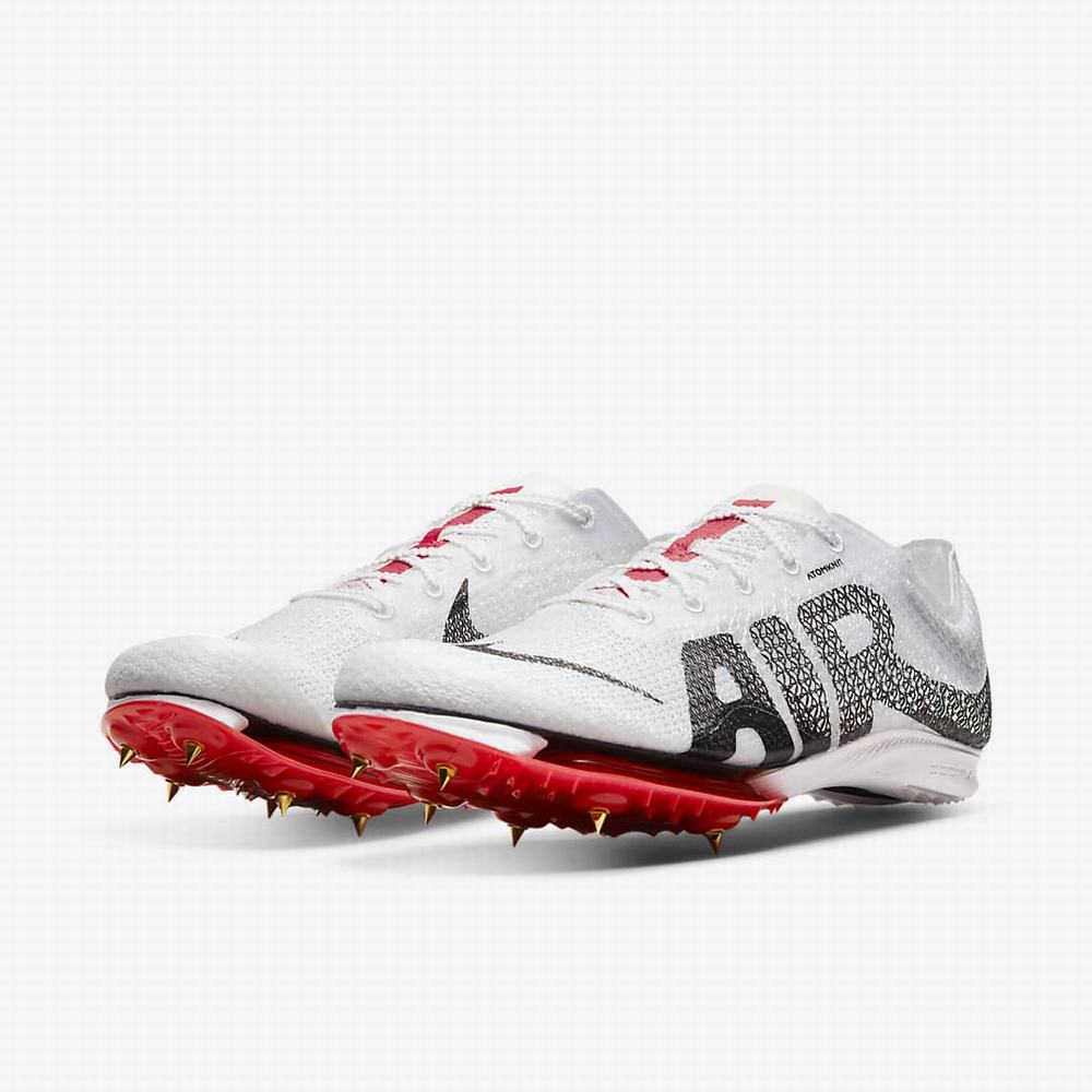 Nike Air Zoom Victory More Uptempo Férfi Szöges Cipő Fehér Piros Fekete | NI4357-R57