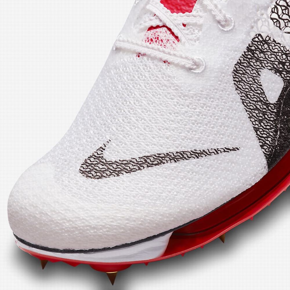 Nike Air Zoom Victory More Uptempo Férfi Szöges Cipő Fehér Piros Fekete | NI4357-R57