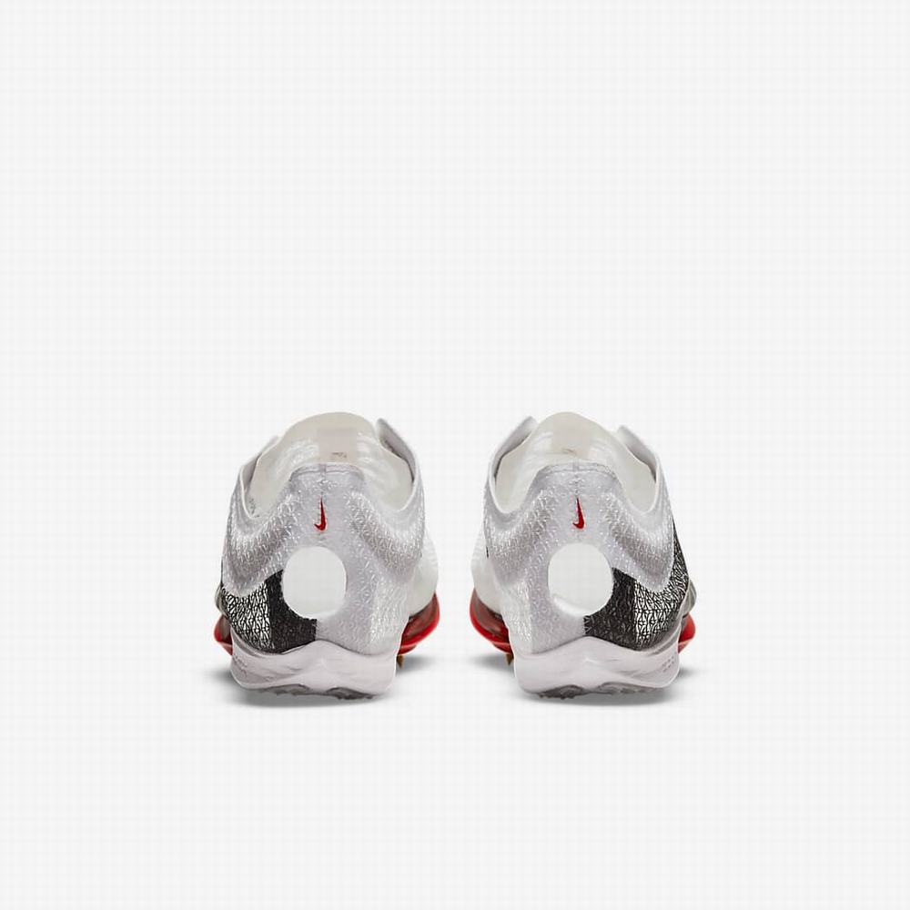 Nike Air Zoom Victory More Uptempo Női Szöges Cipő Fehér Piros Fekete | NI8216-K63