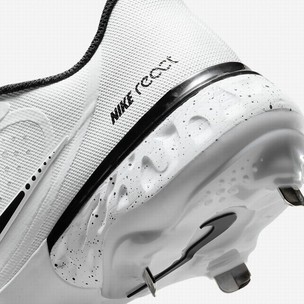 Nike Alpha Huarache Elite 3 Low Női Softball Cipő Fehér Szürke Világos Piros Fekete | NI4219-R70