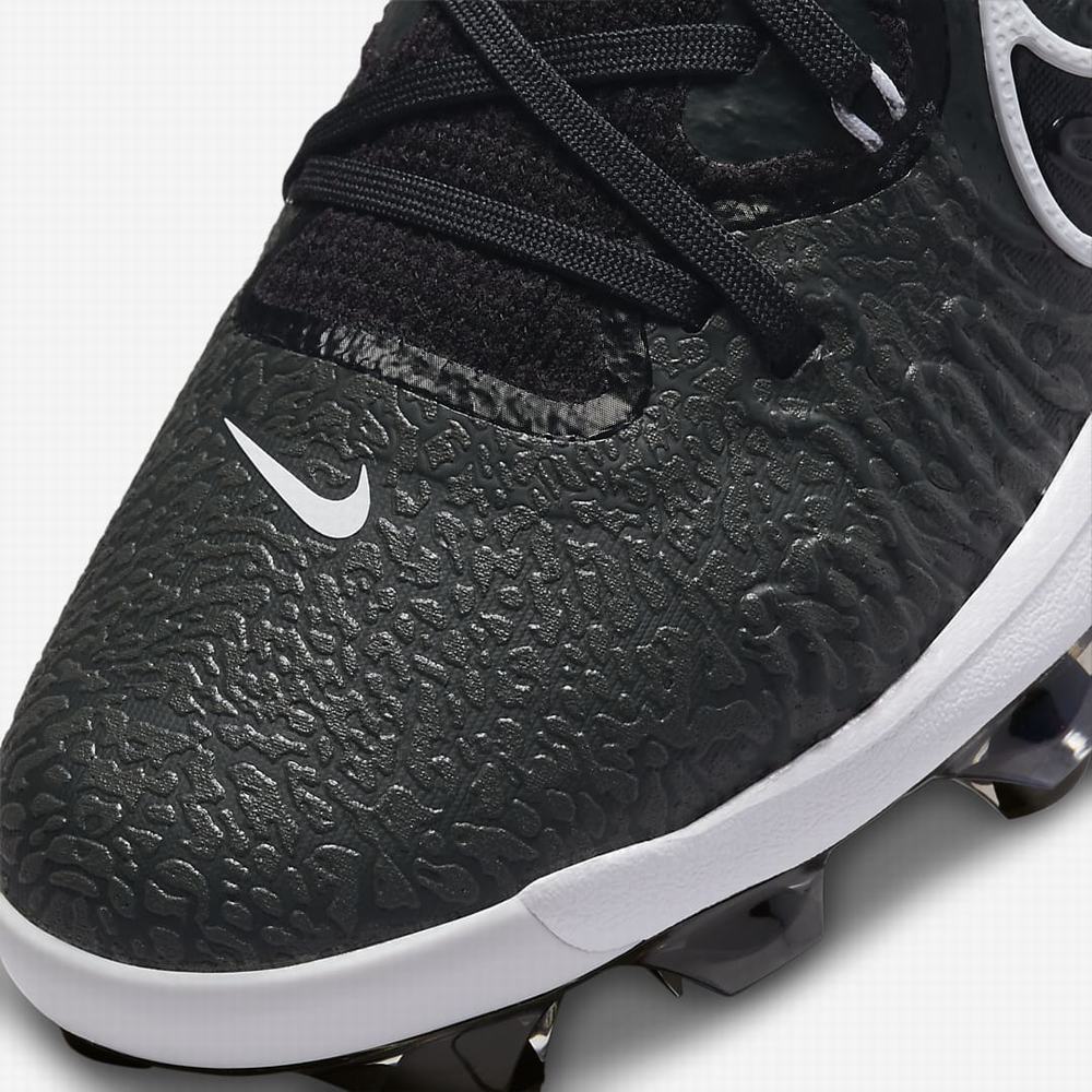 Nike Alpha Huarache NXT MCS Férfi Baseball Cipő Fekete Sötétszürke Világos Szürke Fehér | NI1425-S34