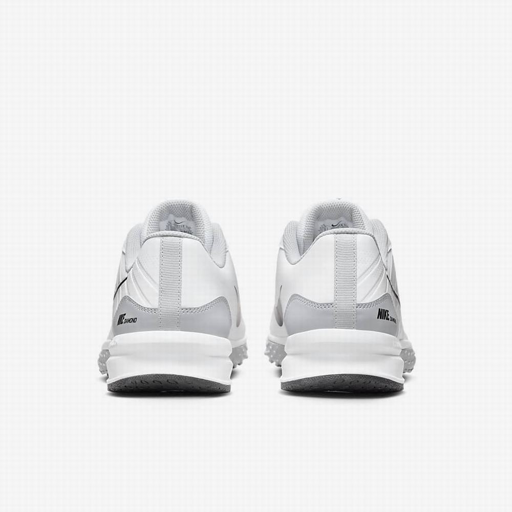 Nike Alpha Huarache Varsity 4 Turf Férfi Baseball Cipő Fehér Szürke Platina Fekete | NI6958-V73