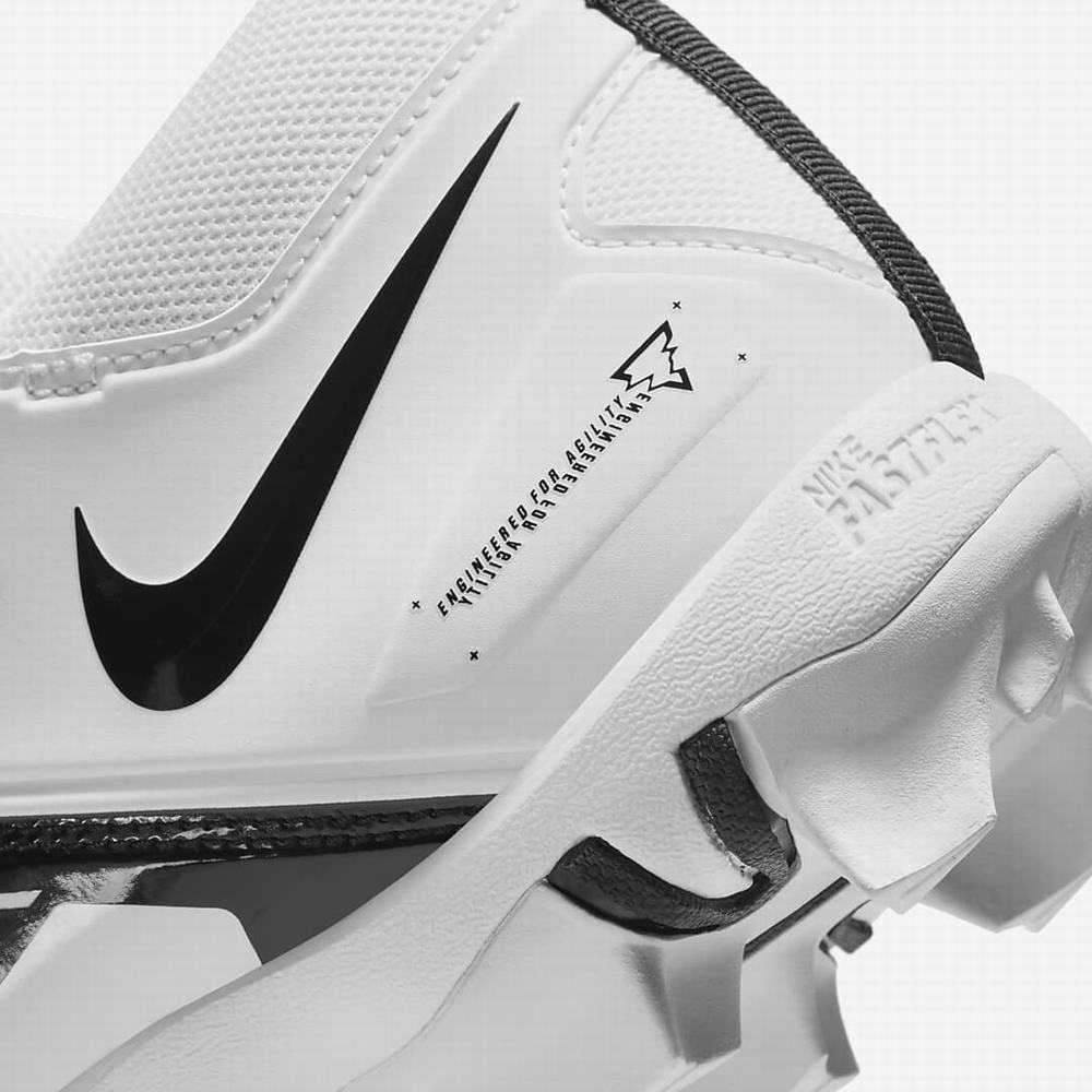 Nike Alpha Menace 3 Shark Férfi Focicipő Fehér Fekete | NI3451-Y54