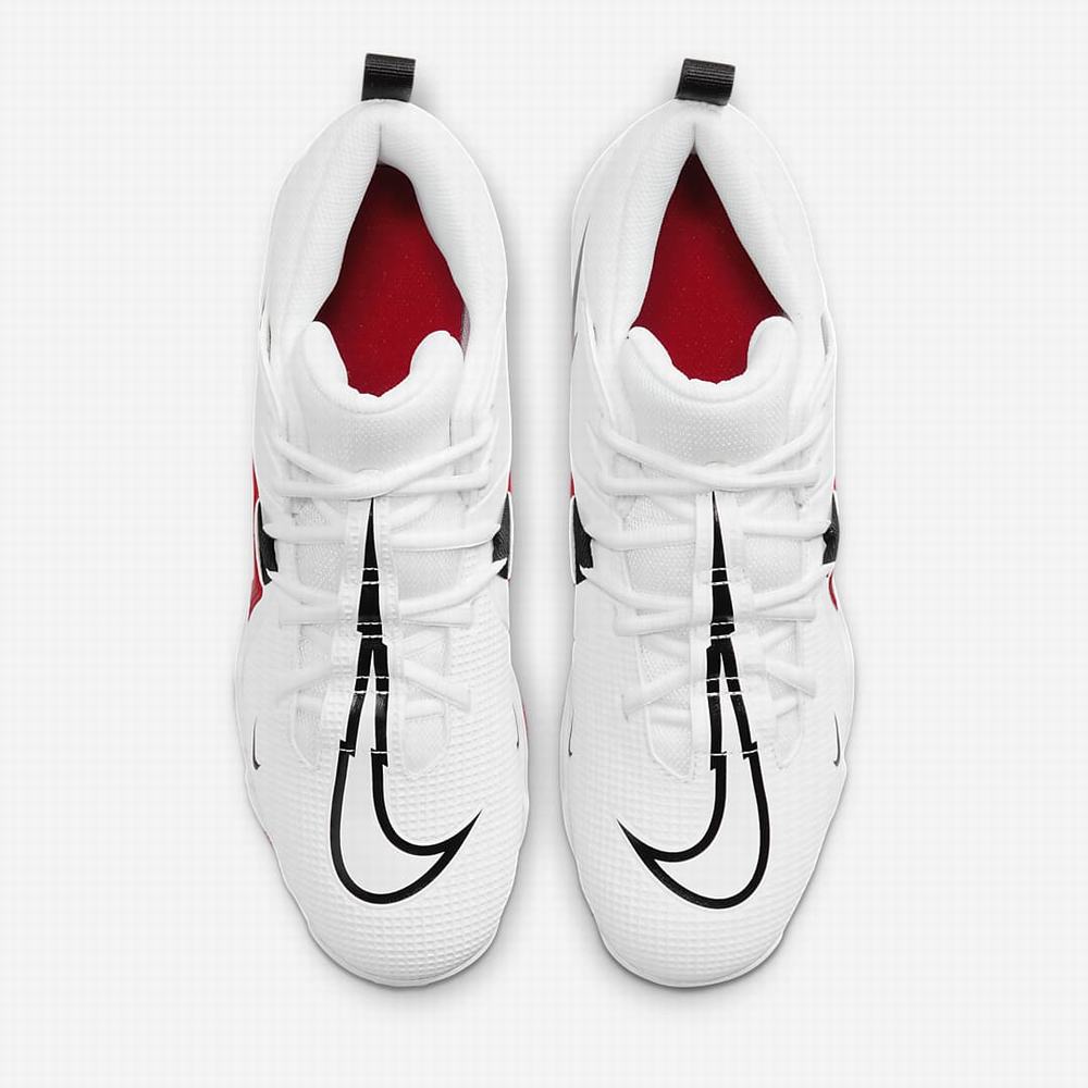 Nike Alpha Menace 3 Shark Férfi Focicipő Fehér Piros Fekete | NI5801-U14