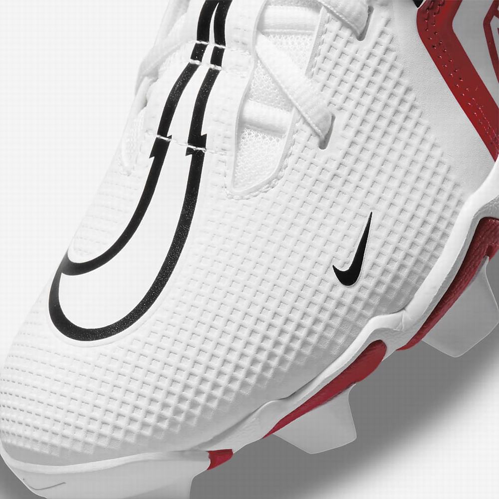 Nike Alpha Menace 3 Shark Férfi Focicipő Fehér Piros Fekete | NI5801-U14