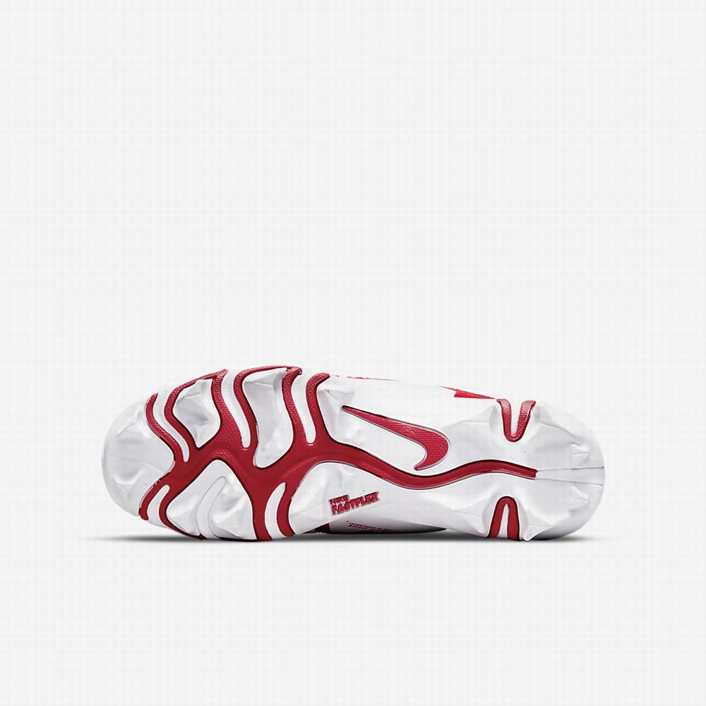 Nike Alpha Menace 3 Shark Gyerek Focicipő Fehér Piros Fekete | NI6190-V52