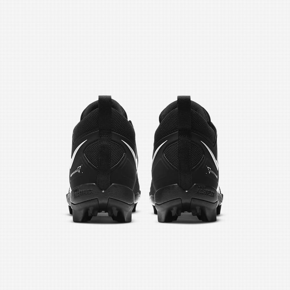Nike Alpha Menace 3 Shark (Wide) Férfi Focicipő Fekete Fehér | NI7430-F78