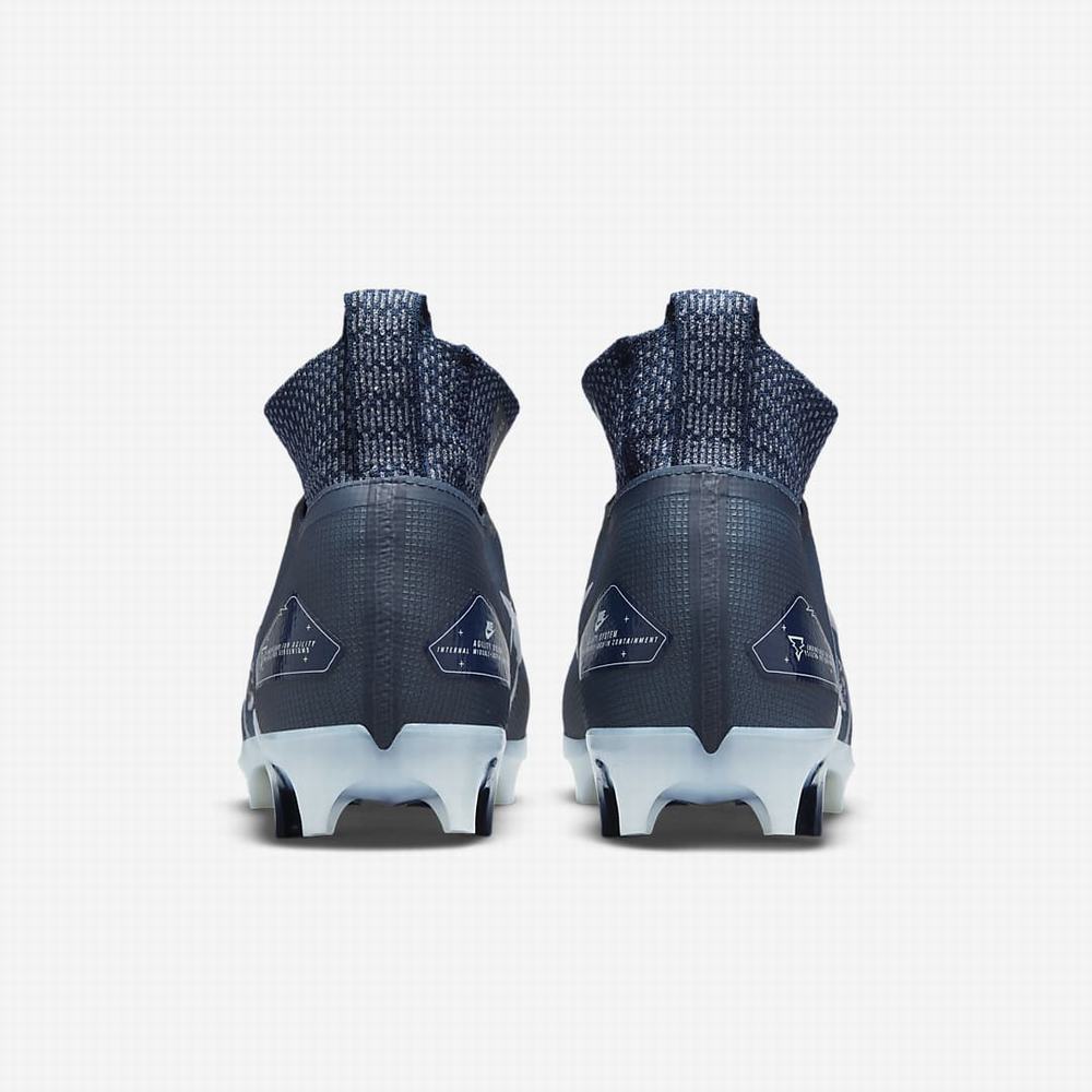 Nike Alpha Menace Elite 3 Férfi Focicipő Sötétkék Kék Sötétkék Fehér | NI8345-Z36