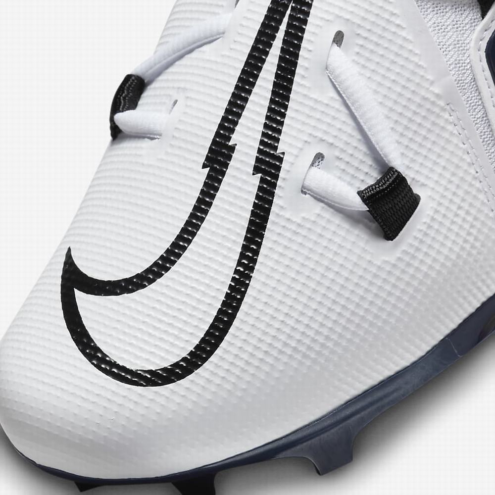 Nike Alpha Menace Pro 3 Férfi Focicipő Fehér Sötétkék Fekete | NI1596-T04