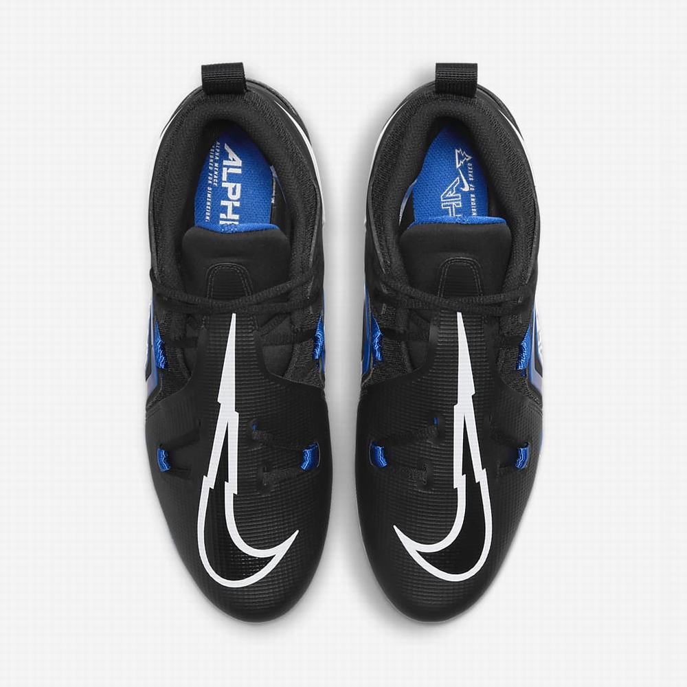 Nike Alpha Menace Pro 3 Férfi Focicipő Fekete Királykék Fehér | NI7162-R58