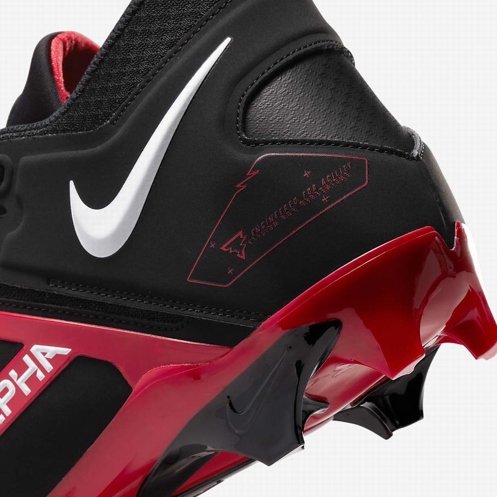 Nike Alpha Menace Pro 3 Férfi Focicipő Fekete Piros Fehér | NI9314-E35