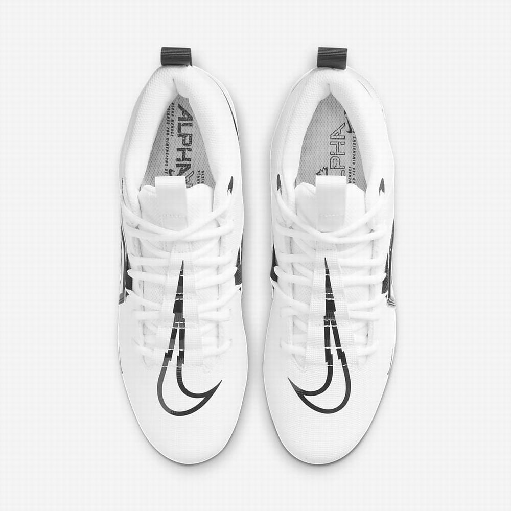 Nike Alpha Menace Varsity 3 Férfi Focicipő Fehér Fekete | NI8715-Z97