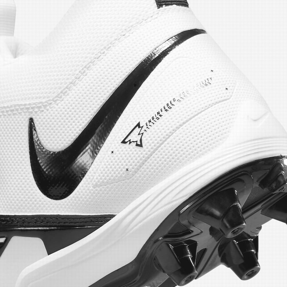 Nike Alpha Menace Varsity 3 Férfi Focicipő Fehér Fekete | NI8715-Z97