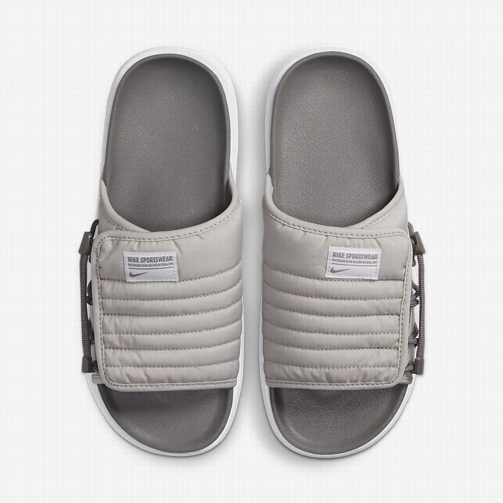 Nike Asuna 2 Férfi Papucs Világos Szürke Fehér | NI4350-T42