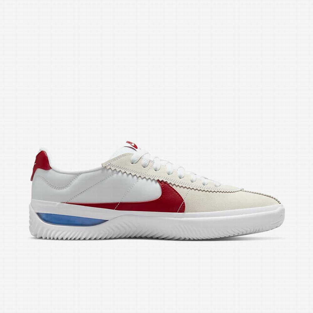 Nike BRSB Női Deszkás Cipő Fehér Királykék Fehér Piros | NI4960-A12
