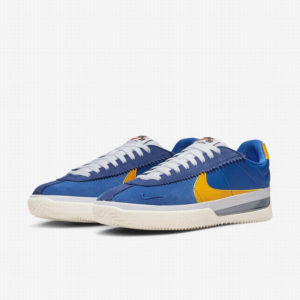Nike BRSB Női Deszkás Cipő Királykék Fehér Arany | NI3462-D73
