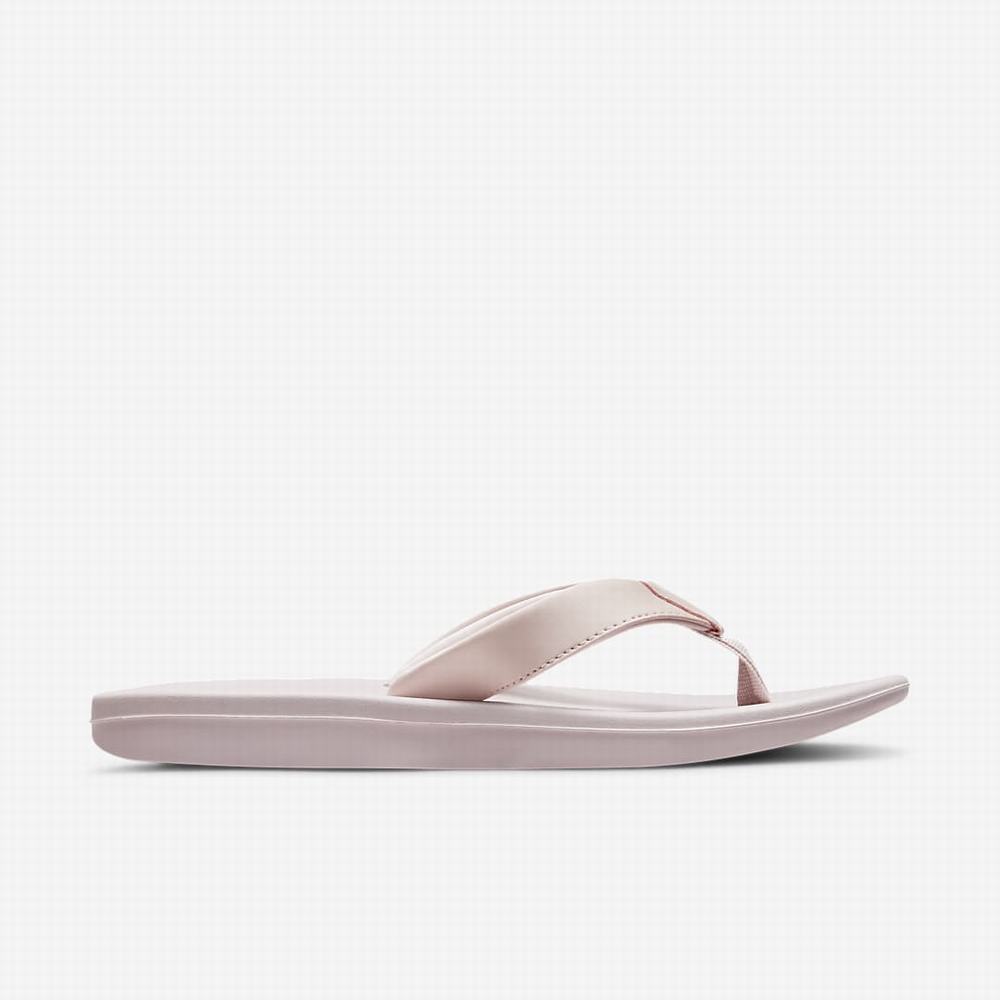 Nike Bella Kai Női Papucs Rózsaszín Sötétszürke | NI5736-N79