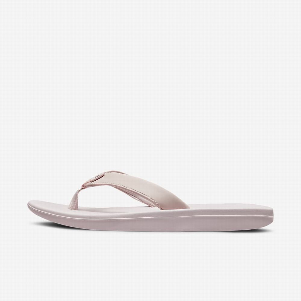 Nike Bella Kai Női Papucs Rózsaszín Sötétszürke | NI5736-N79