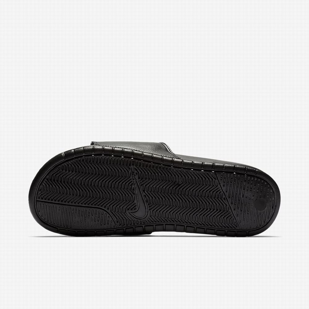 Nike Benassi JDI Férfi Papucs Fekete Fehér | NI5293-X23