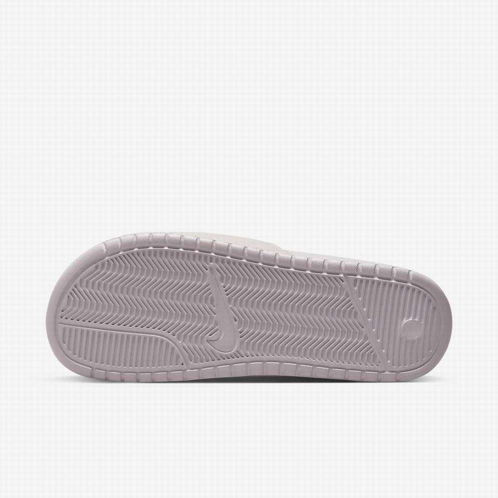 Nike Benassi JDI Női Papucs Rózsaszín Metal Titán | NI6718-C17