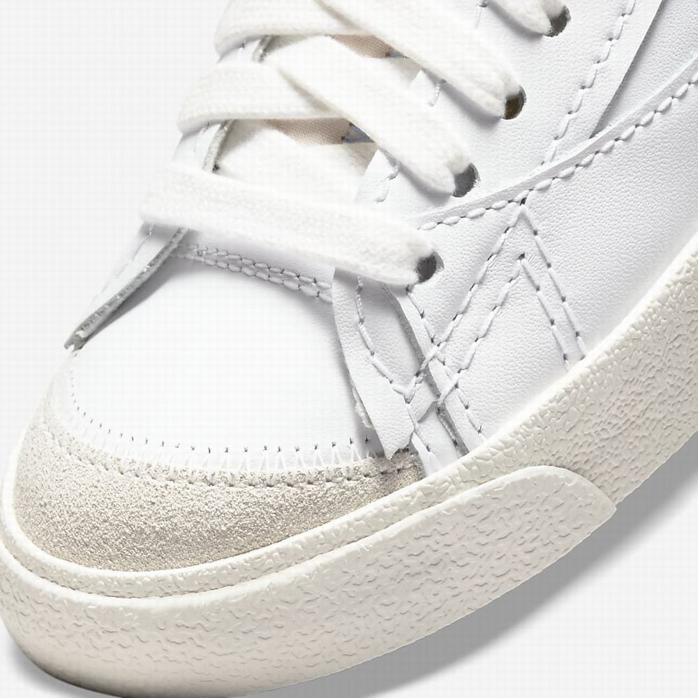 Nike Blazer Low '77 Jumbo Női Utcai Cipő Fehér Kék Arany | NI2147-Q23