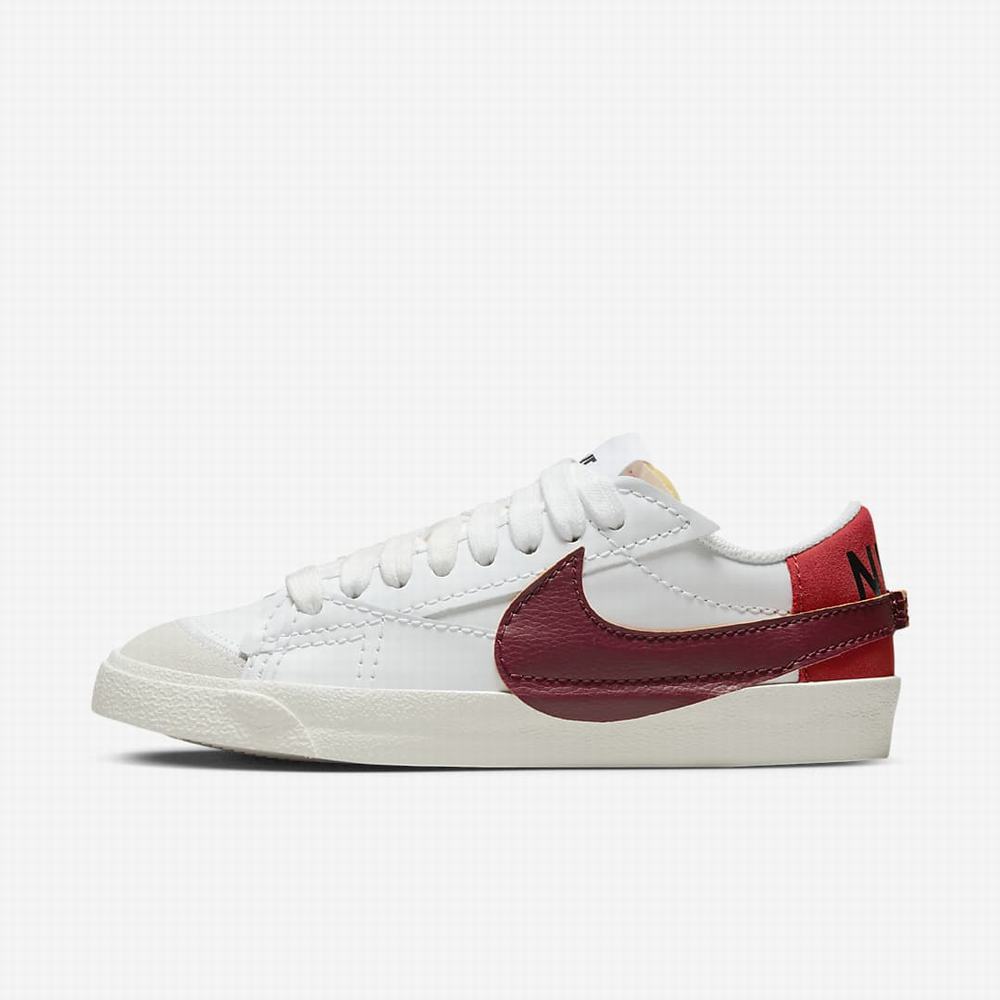 Nike Blazer Low \'77 Jumbo Női Utcai Cipő Fehér Fekete | NI4618-L29