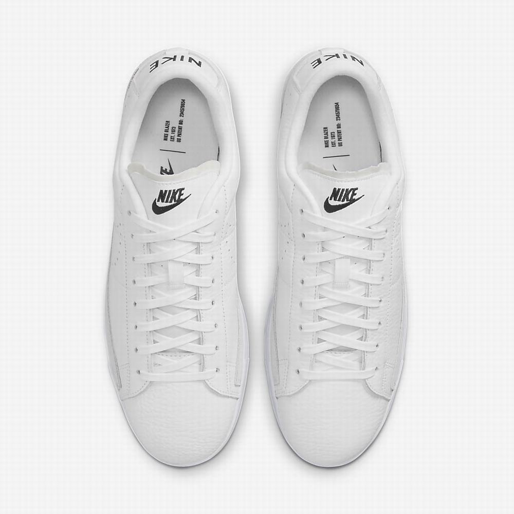 Nike Blazer Low X Férfi Utcai Cipő Fehér Világos Barna Fekete | NI9536-M50