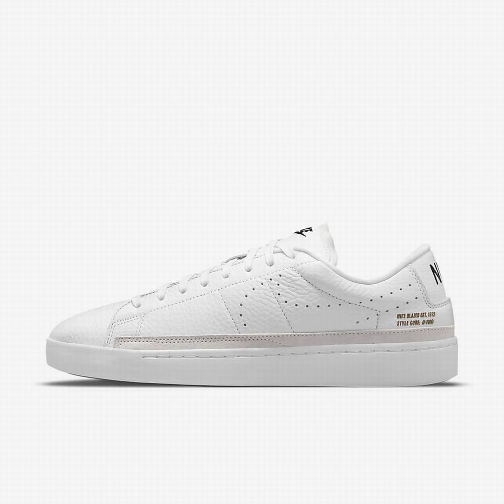 Nike Blazer Low X Férfi Utcai Cipő Fehér Világos Barna Fekete | NI9536-M50