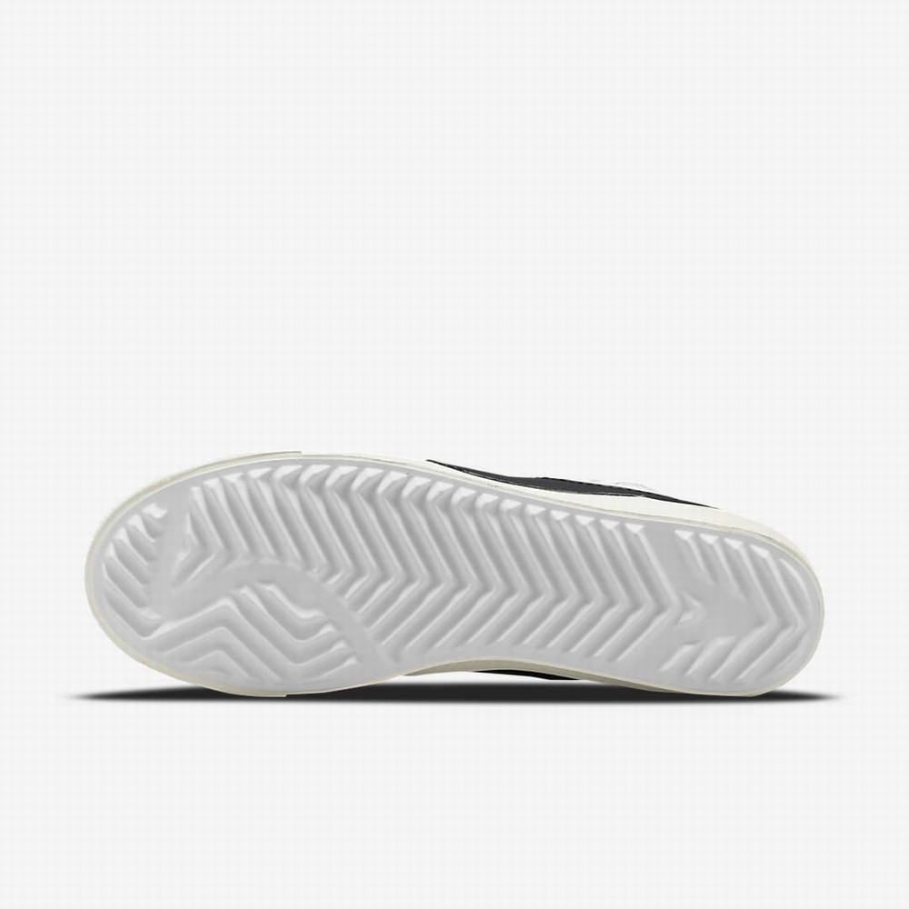 Nike Blazer Mid '77 Jumbo Férfi Utcai Cipő Fehér Fekete | NI0598-J80