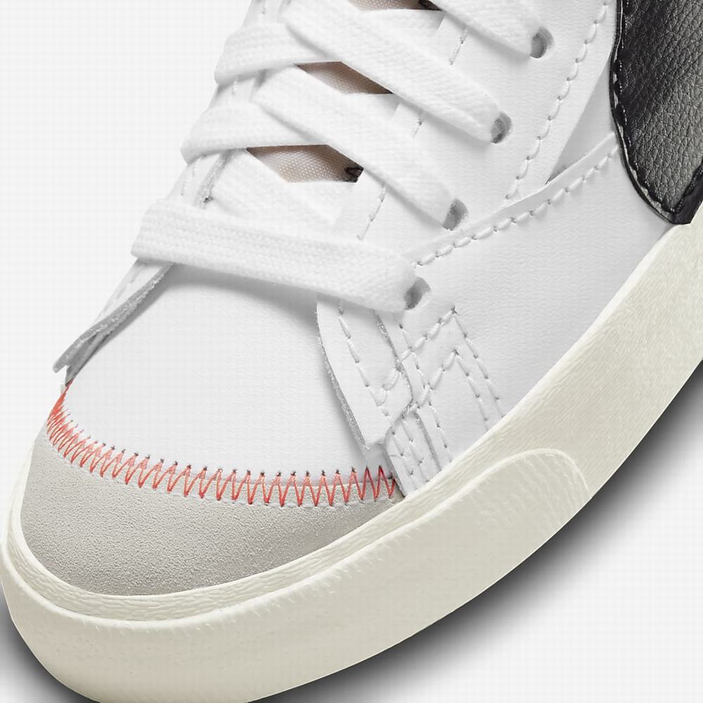 Nike Blazer Mid '77 Jumbo Férfi Utcai Cipő Fehér Fekete | NI0598-J80